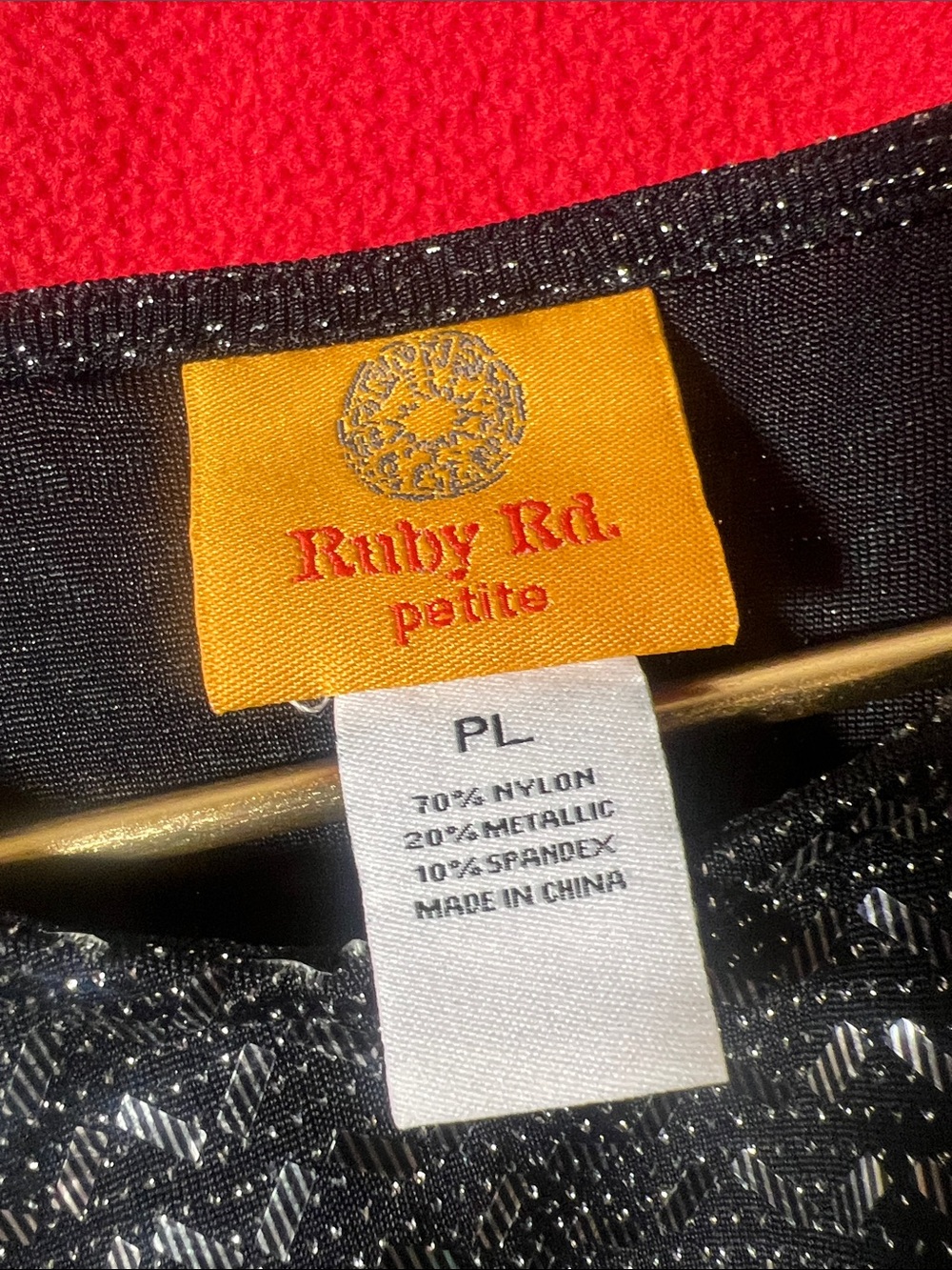 Ruby Rd. Black Sequin Long-Sleeve Blouse - Picture 4 of 8